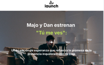 “Majo y Dan Presentan “Tú me ves” una canción que afirma que Dios nunca nos abandona